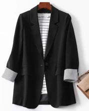 Blazer Feminino Cotton Plus Elegance